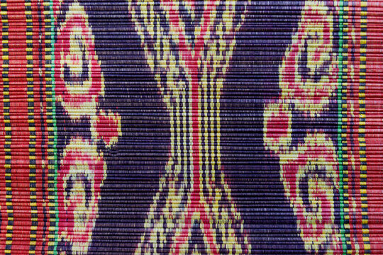 Multicolor woven textile pattern background