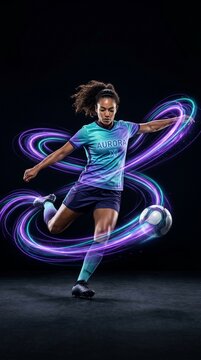 Female Midfielder Light Spiral