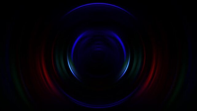 Abstract animated space tunnel