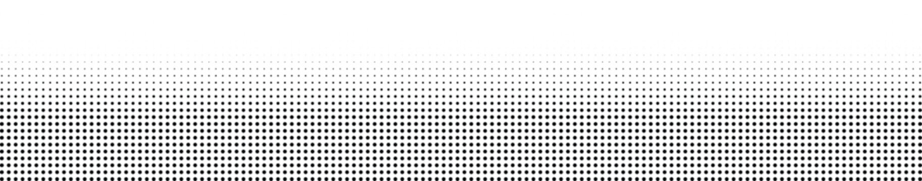 Abstract black dots pattern isolated on transparent background