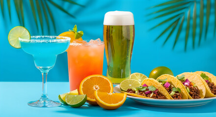 Cinco de mayo fiesta vibrant mexican food drinks celebration © Jannatul Ferdaus