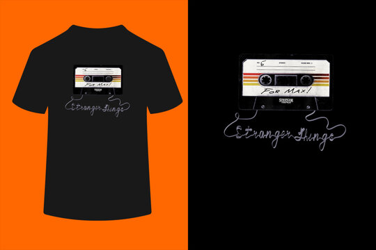 Stranger Things Cassette Tape for Max T-Shirt
