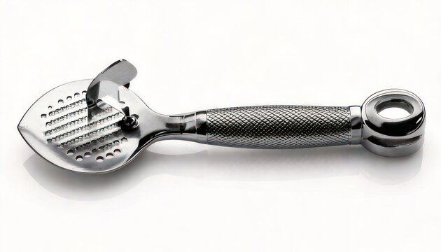 Elegant Stainless Steel Bar Tool - Zester, Channel Knife, and Garnish Maker.