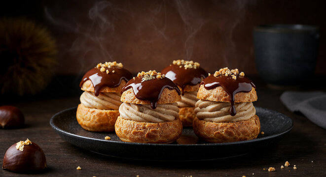 chestnut profiteroles