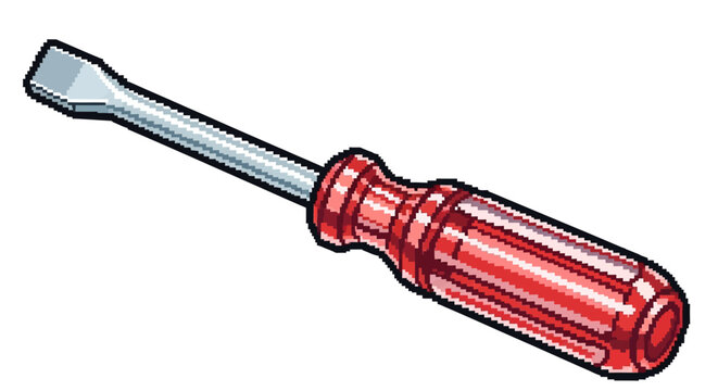 Illustration of a Flathead Screwdriver Tool.