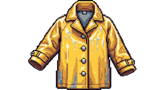 Yellow Raincoat Fashion Outerwear Garment.