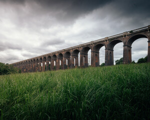 Fototapeta premium railway bridge over the river