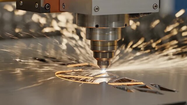 Industrial CNC Fiber Laser Cutting Machine with High Precision Sparks Macro

