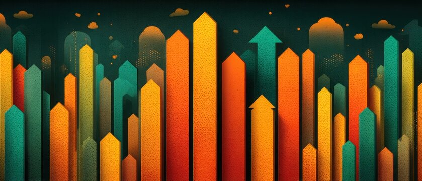 Business success performance metrics and roi analysis conceptual flat design illustration professional corporate environment