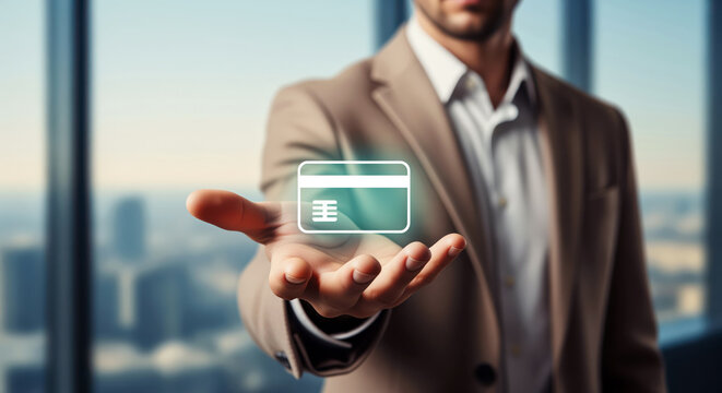 Innovative fintech payment processing integration for global electronic banking and secure financial transactions using virtual credit card interface for seamless online commerce systems