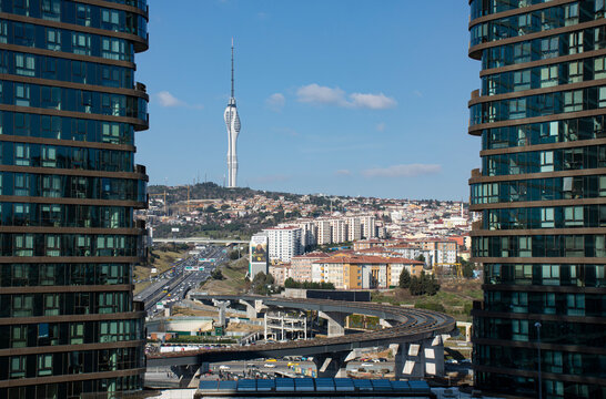 view of istanbul from the &ccedil;amlıca tower