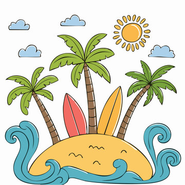 summer paradise hear summer paradise t shir (1).eps