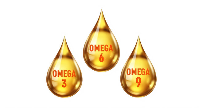 Golden omega oil drops showcasing healthy fatty acids isolated on transparent background transparent background