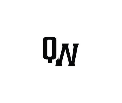 QW logo isolated on transparent background
