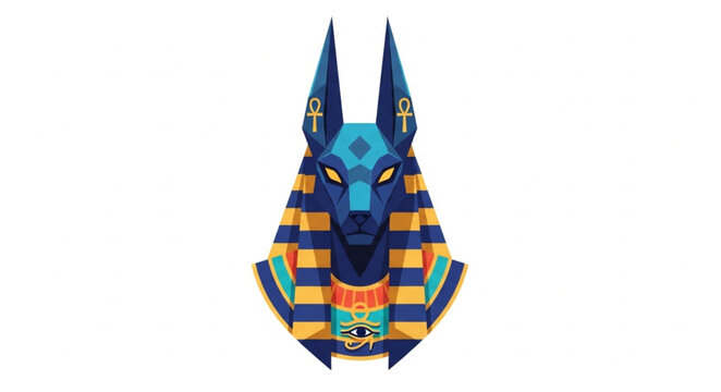 Anubis Egyptian god of the dead and mummification in ancient mythology.
