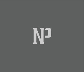 Large gray letters N and P on dark gray background © Mahamud