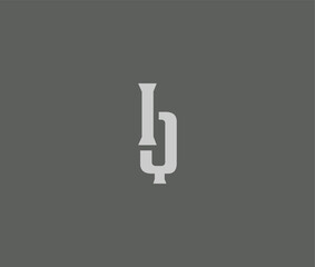 Grey logo design with overlapping letters b and d © Mahamud