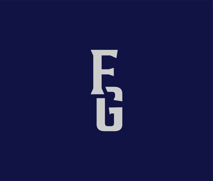 Large Block Font FG on Blue BackgroundImage Title