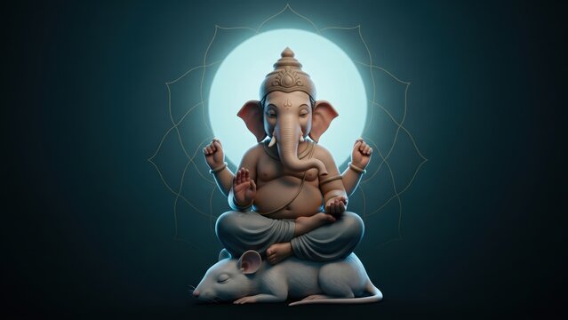 Lord Ganesha Meditation &ndash; Minimal Calm Spiritual Background