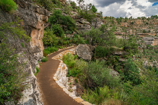 Walnut Canyon National Monument near Flagstaff Arizona