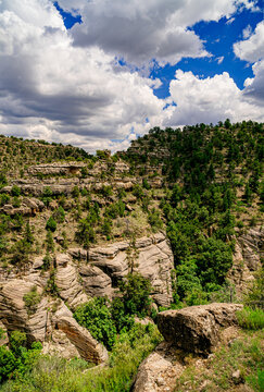 Walnut Canyon National Monument near Flagstaff Arizona