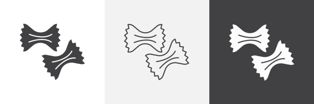 Pasta icon element for design projects and web designs