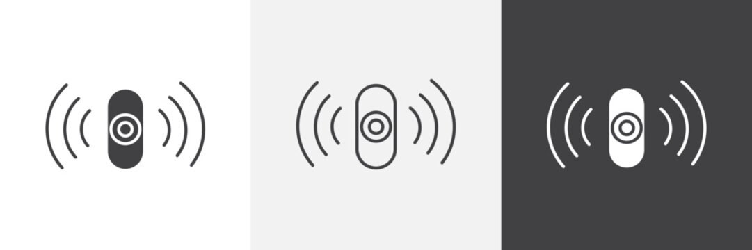 Sensor icon element for design projects and web designs