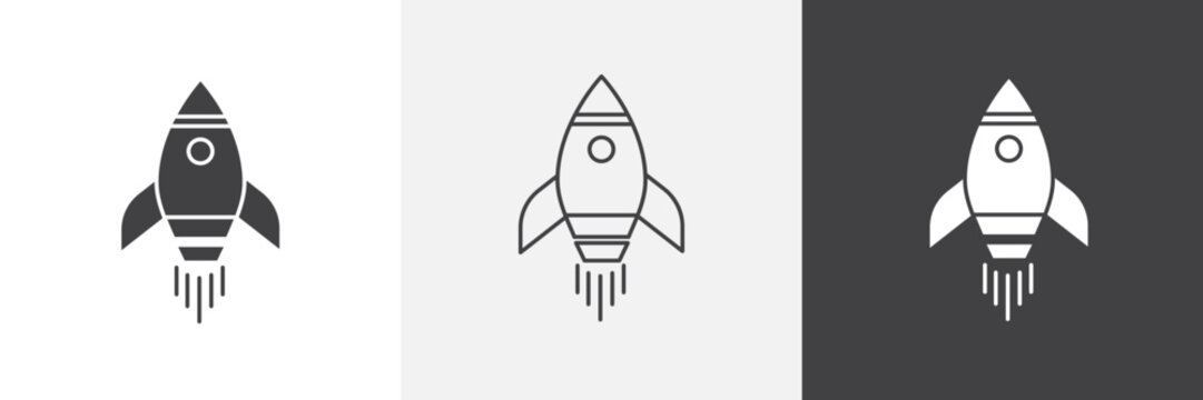 Startup icon element for design projects and web designs