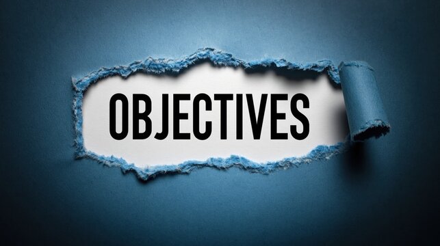 Objectives word for goals and targets