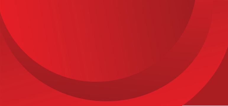 vibrant red abstract background with soft curved waves and subtle gradients