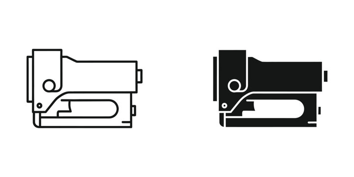 Comparison of a stapler in white and black color options