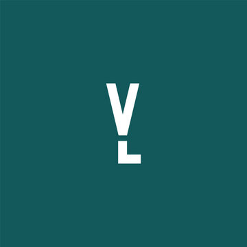 Picture of the letter Y L with white letters against a black background