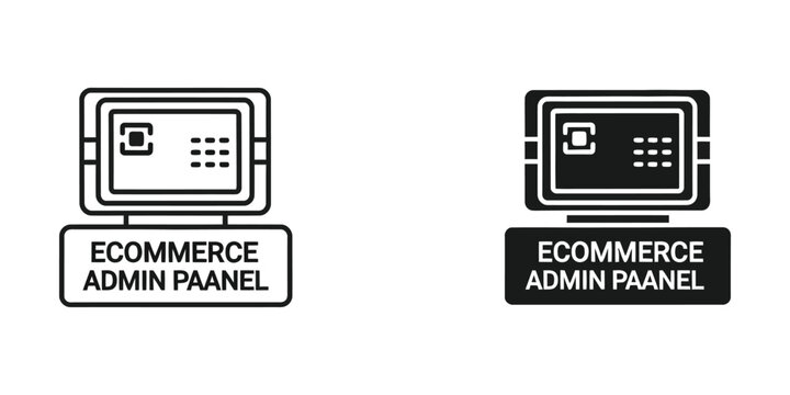 Comparison of ecommerce admin panel interfaces with different visual styles