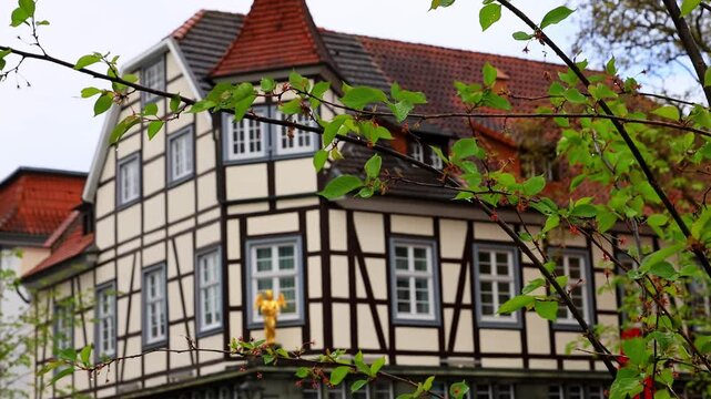 the historic german city of soest 4k video
