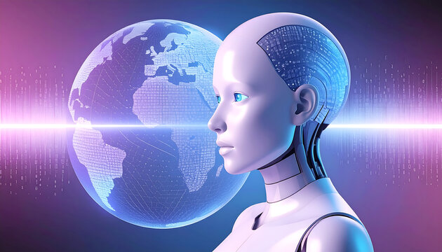 artificial intelligence robot background