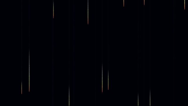 Minimalist Vertical Lines Abstract Design Black Background Modern Art Composition
