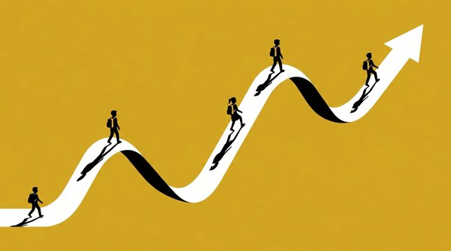 Journey of progress and overcoming challenges towards success