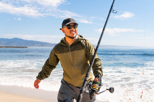 Fisherman beach shore
