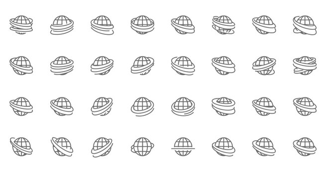 Multiple helmets in a grid pattern.