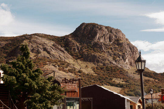 Mountains Above Village