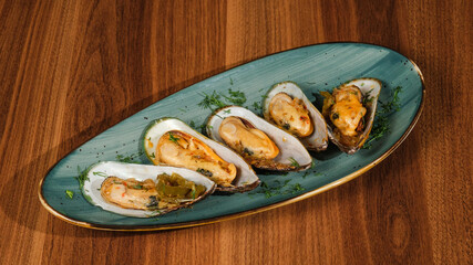 Mussels on plate  © Tural