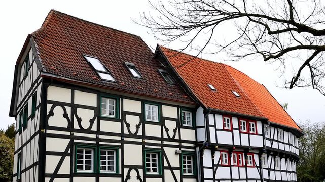 the historic german city of soest 4k video