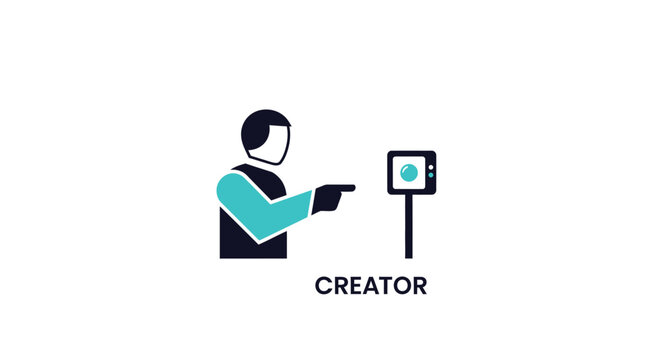 A person creating digital art.