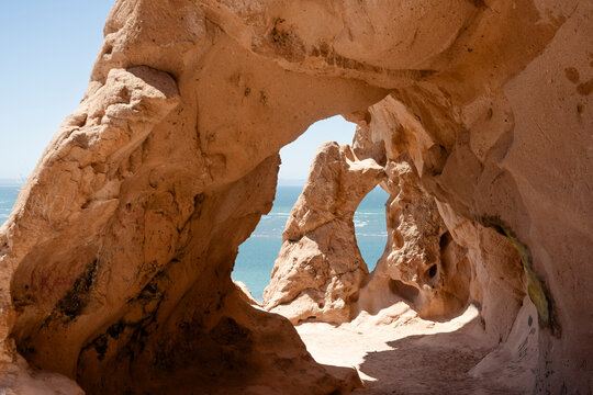 the arches of Cerro de la Calavera in La Paz Mexico