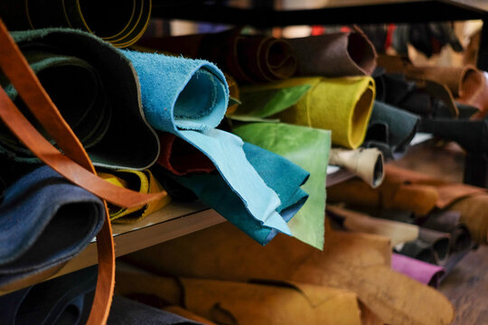 Focused Craftsmanship in a Textile Workshop

