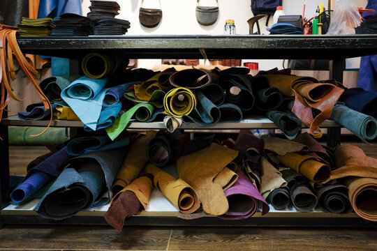 Focused Craftsmanship in a Textile Workshop

