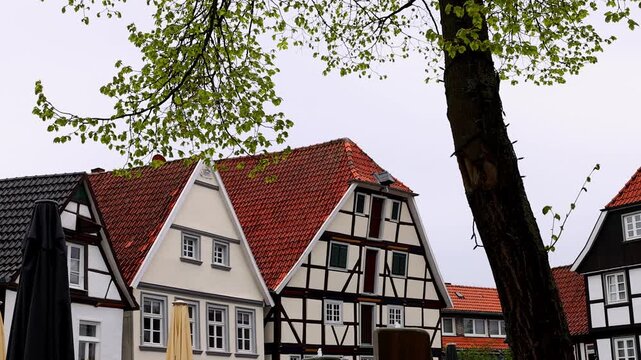 the historic german city of soest 4k video