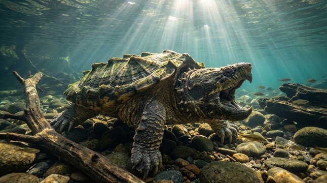 Alligator snapping turtle