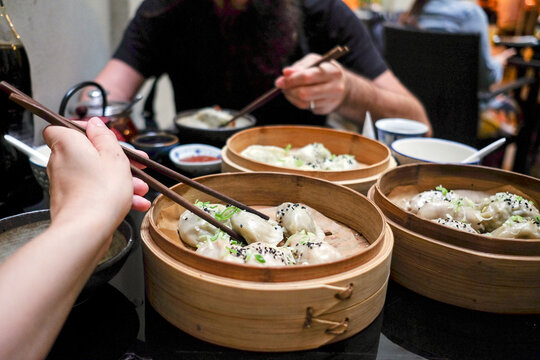 Picking Up Dumplings with Chopsticks
