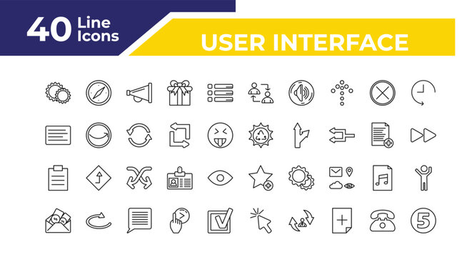 outline user interface icons set - left side alignment, padnote, dollars in a mail. editable vector for web and mobile ui